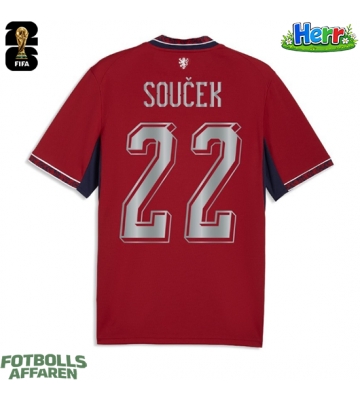 Tjeckien Tomas Soucek #22 Hemmatröja VM 2026 Kortärmad